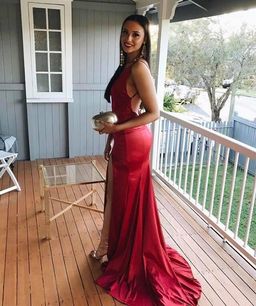 Alamour The Label Izabelle Gown Red Size 12 for rent on The Volte - image 3