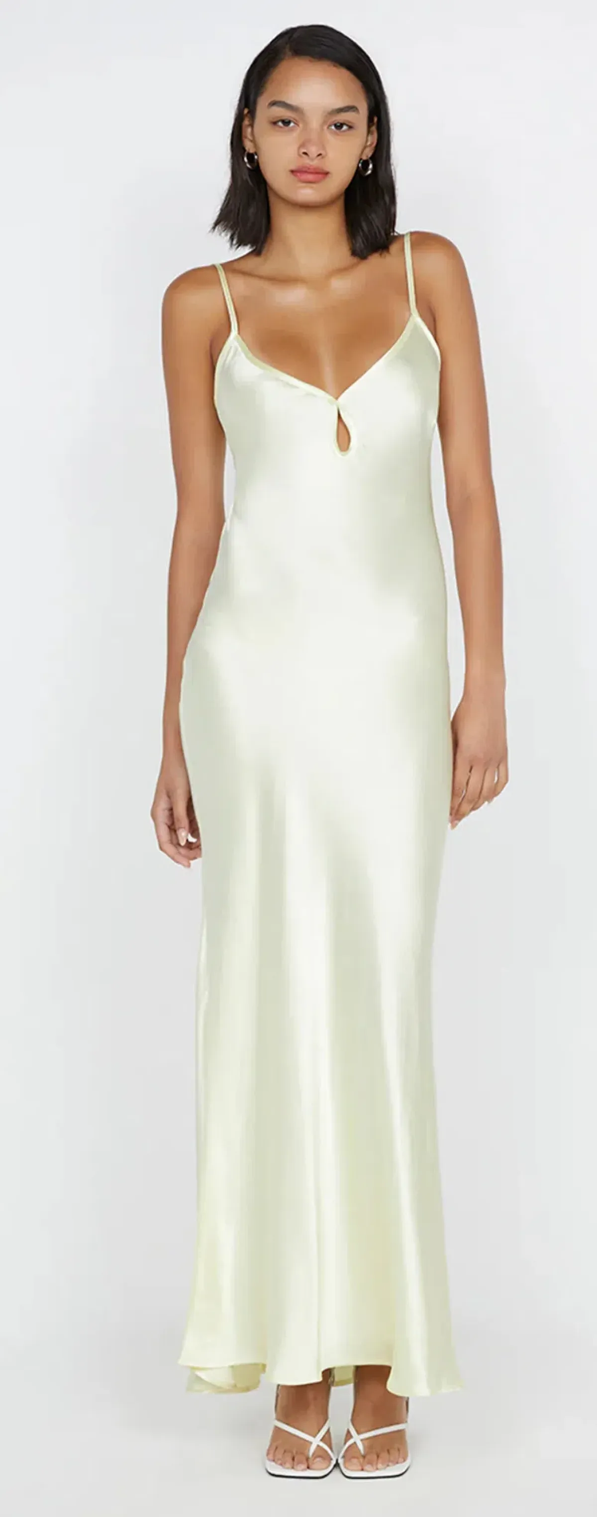 Bec and Bridge Cedar City Maxi Dress Ice Yellow Size 10 for rent on The Volte - main image