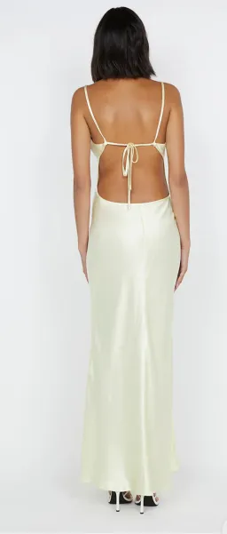 Bec and Bridge Cedar City Maxi Dress Ice Yellow Size 10 for rent on The Volte - image 2