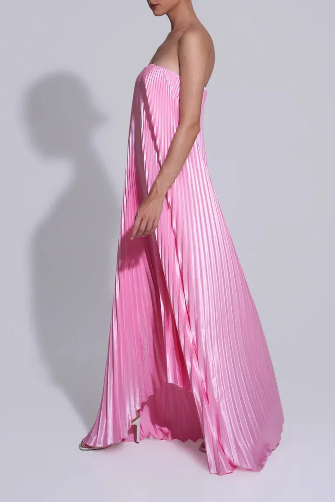 L'Idee Black Tie Gown Pink Valentine Size AU 8 for rent on The Volte - main image