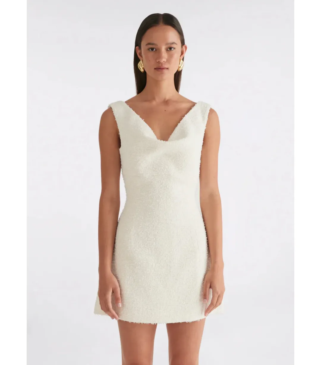Anna Quan Bella Mini Dress Porcelain Size 10 for rent on The Volte - main image