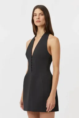 Camilla & Marc Petra Mini Dress Black Size 10 for rent on The Volte - image 2