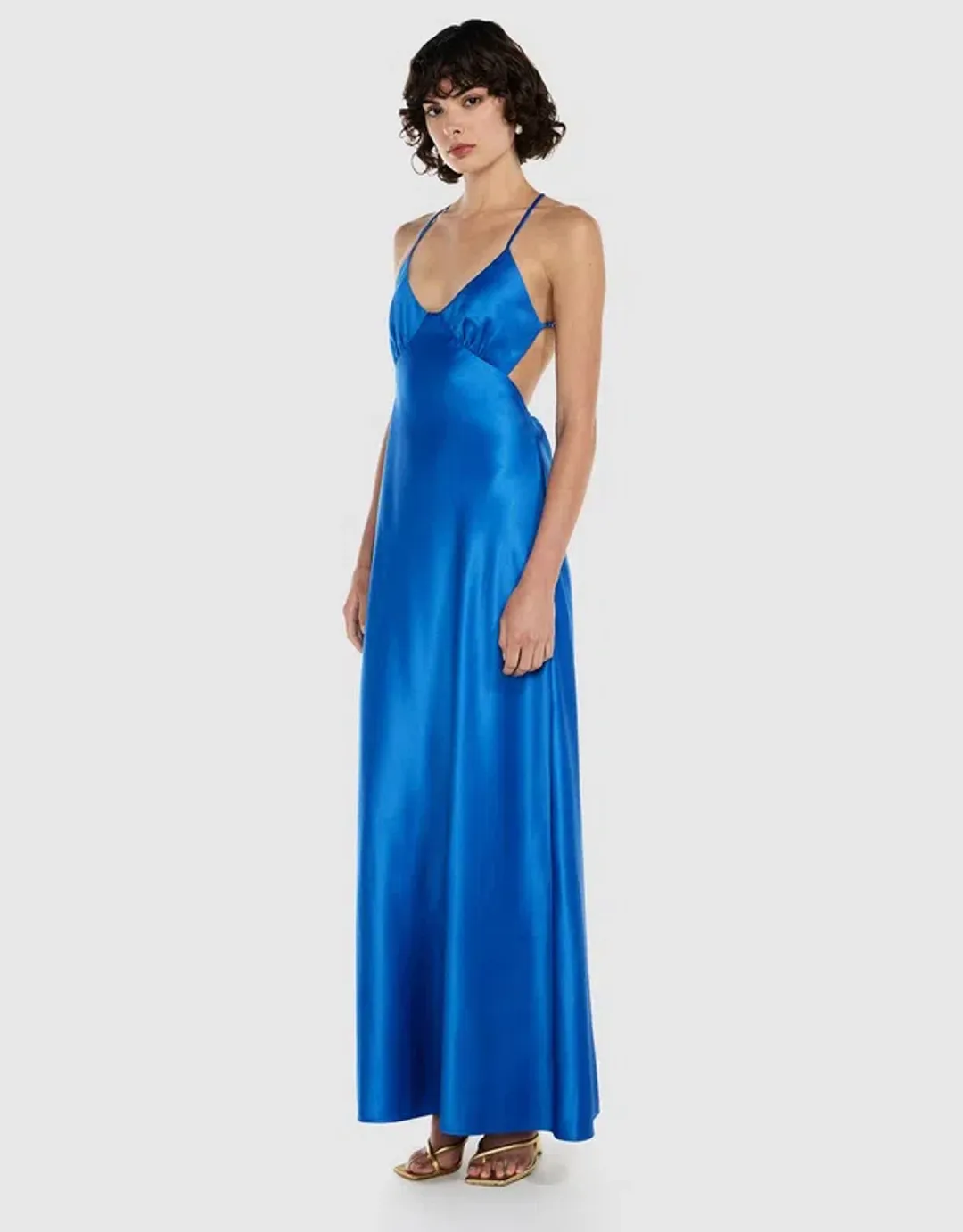 Manning Cartell Saturation Point Slip Dress Blue Size 10 for rent on The Volte - main image