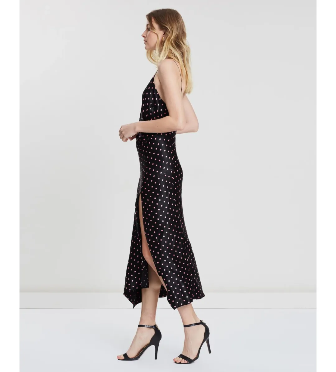 Bec & Bridge Kylie Slip Midi Dress Black Size AU 12 for rent on The Volte - main image