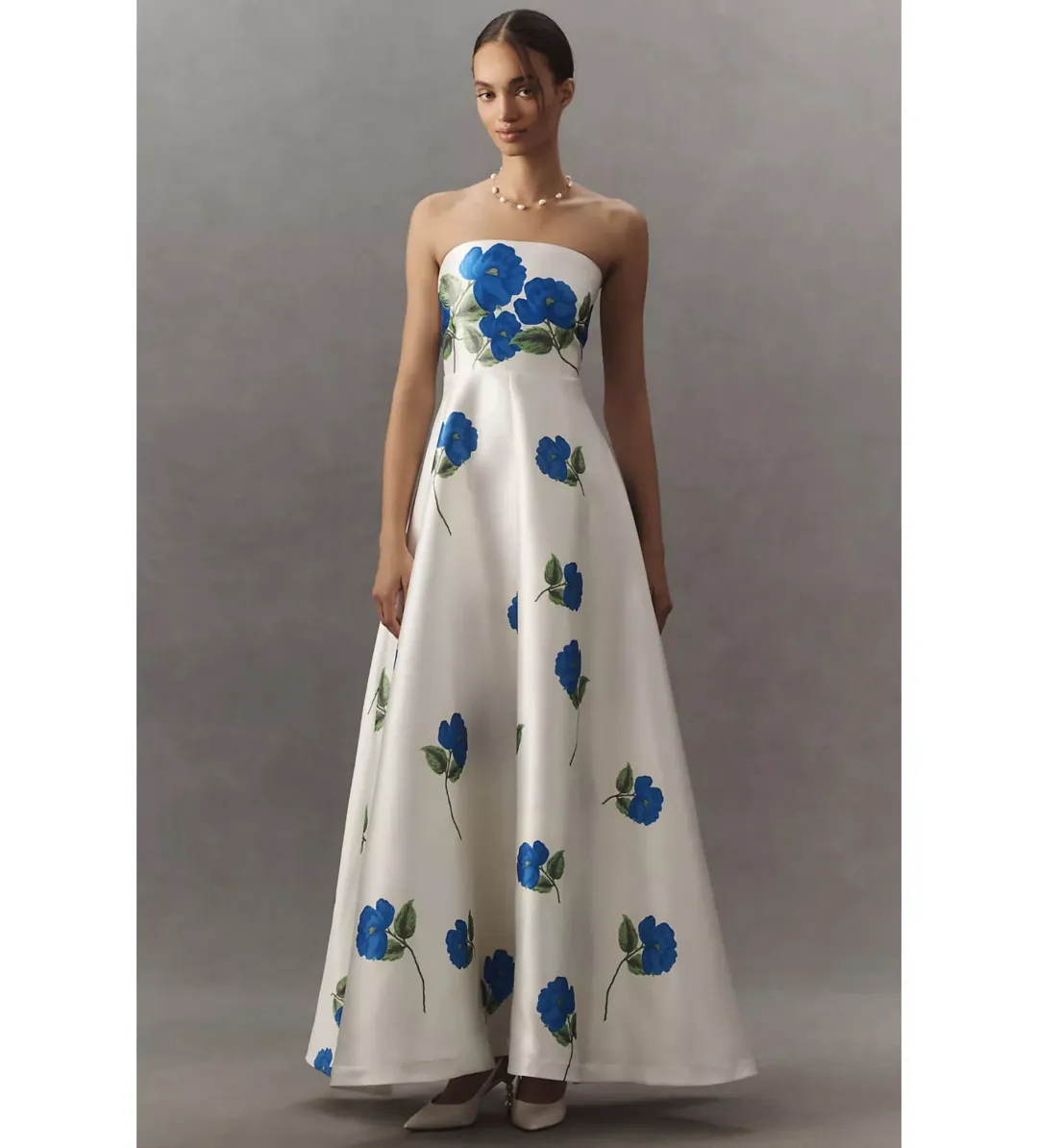 Aston Studio Audrey Dress Celeste Foam Size 8 for rent on The Volte - main image
