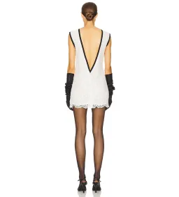 Helsa The Lace Mini Dress White Size S / AU 8  for rent on The Volte - image 6