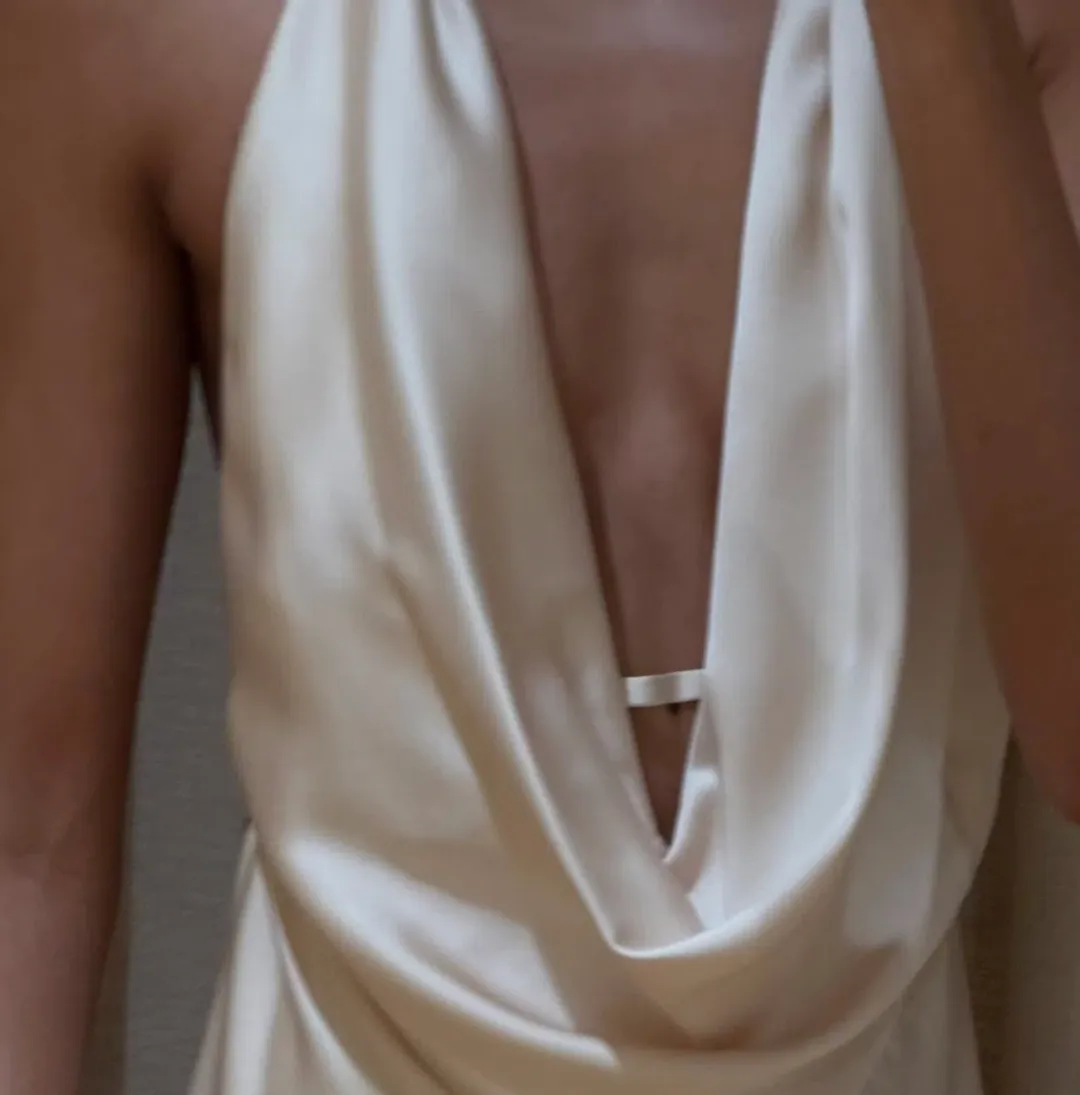 Manning Cartell Charmed Cowl Slip Dress Champagne Size AU 8 for rent on The Volte - main image