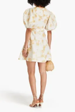 Zimmermann Wrap Mini Keira Beige Size AU 8 for rent on The Volte - image 4
