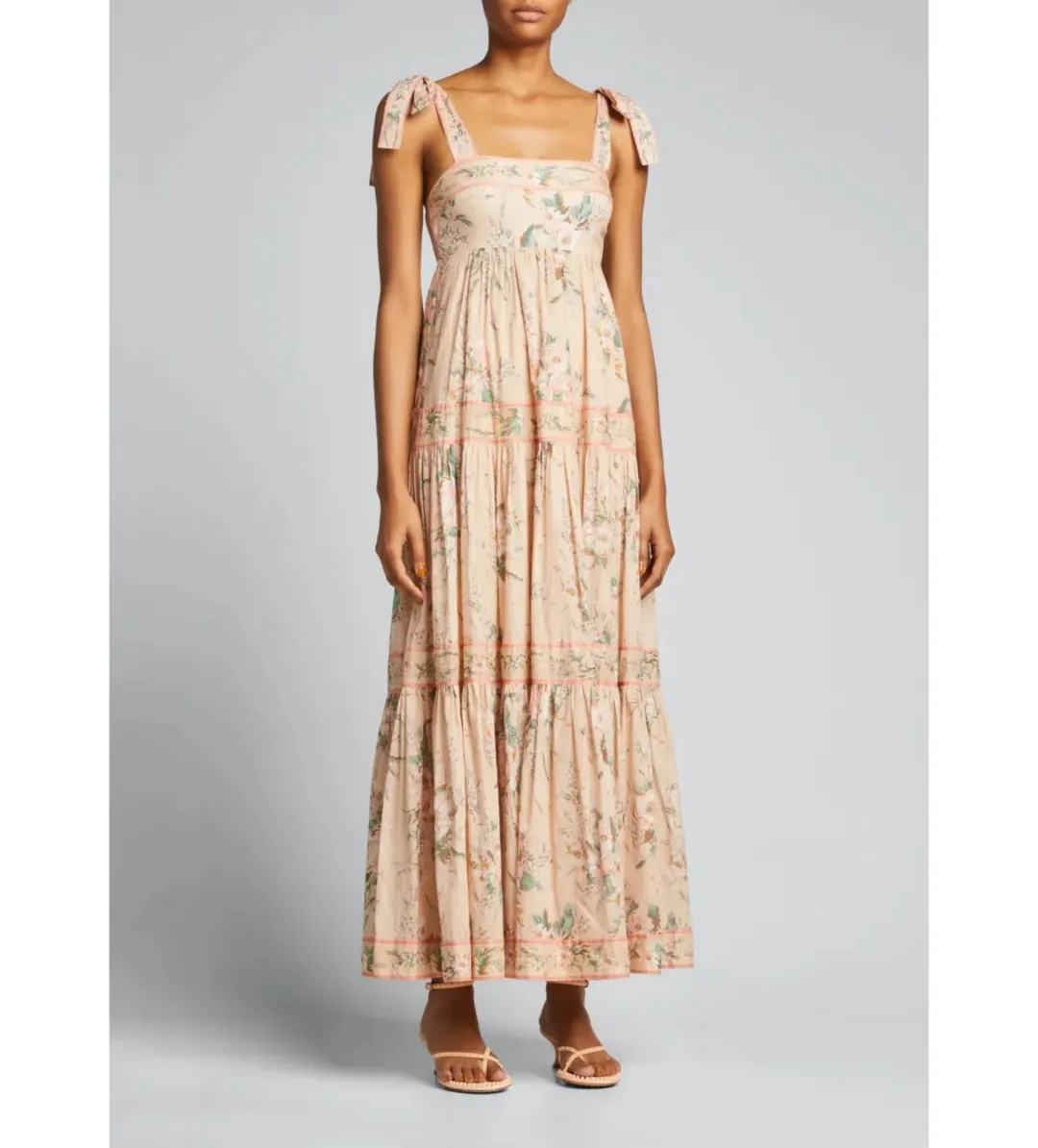 Zimmerman  Moonshine Tie-Shoulder Dress  Size AU 16 for rent on The Volte - main image