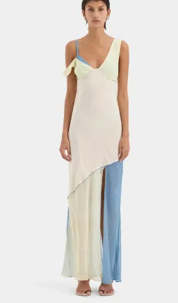 Sir The Label Thames Splice Midi Dress 2 / AU 10 for rent on The Volte - image 1