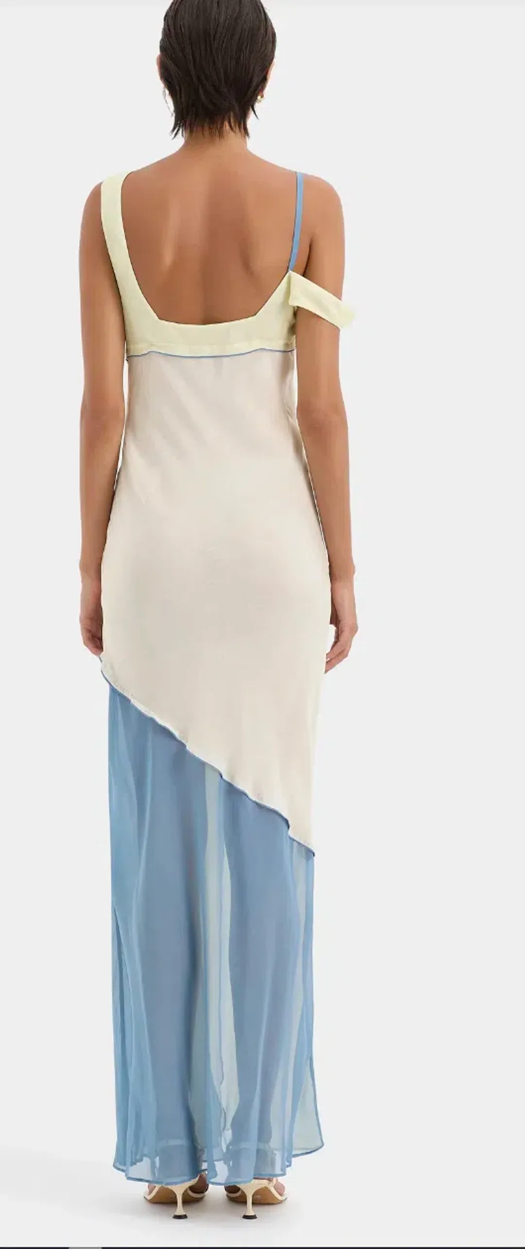 Sir The Label Thames Splice Midi Dress 2 / AU 10 for rent on The Volte - main image