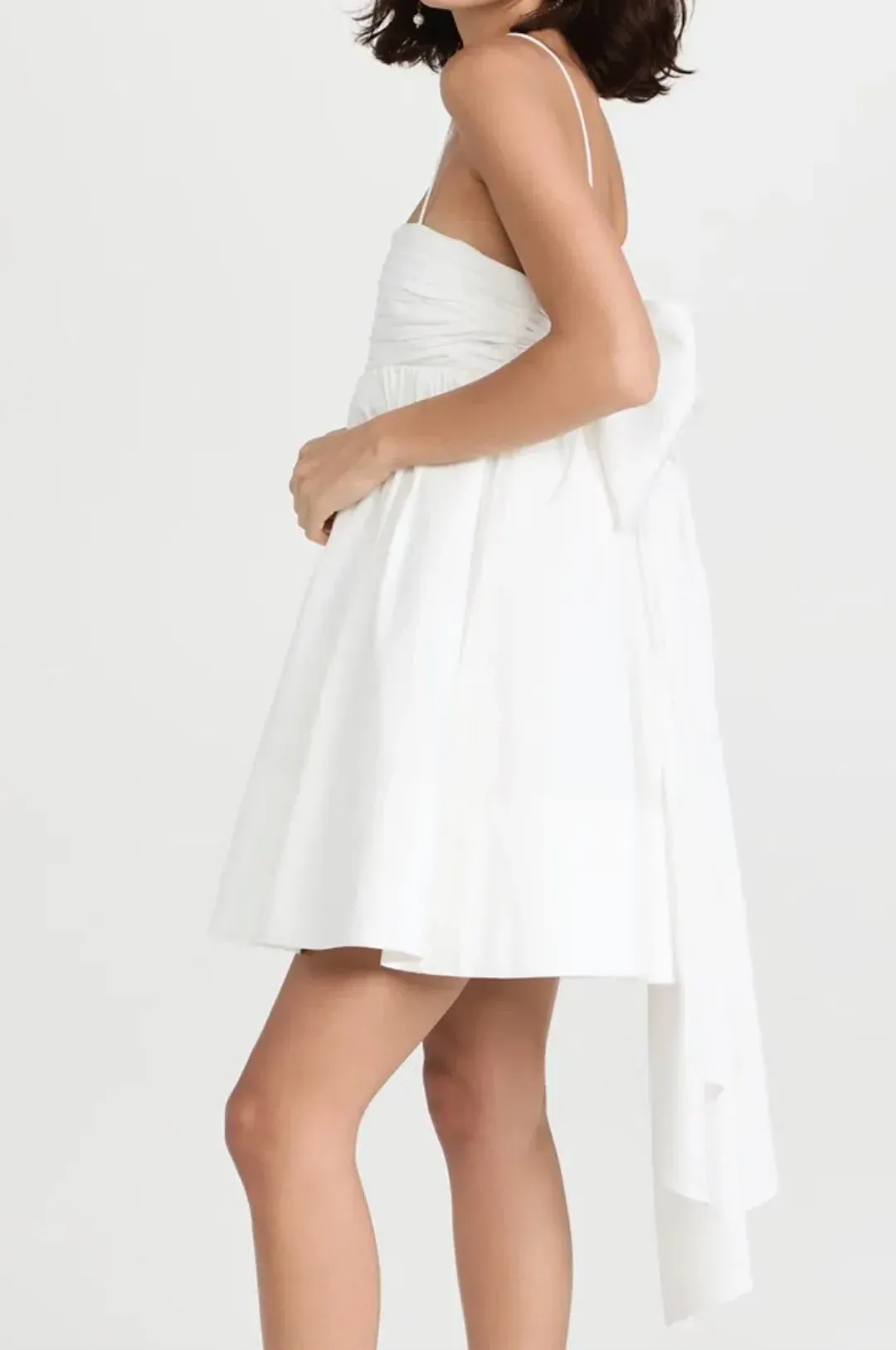 Aje Cantina Bow Back Mini White Size AU 8 for rent on The Volte - main image