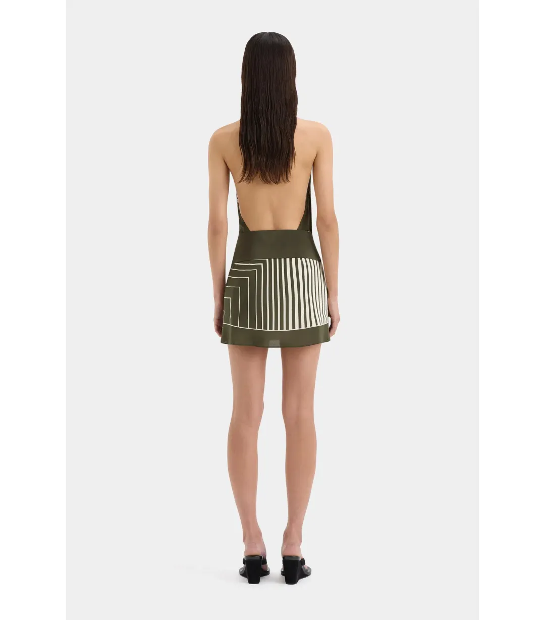 Sir the Label Leilana Mini Dress in Garden Stripe Size AU 10 for rent on The Volte - main image