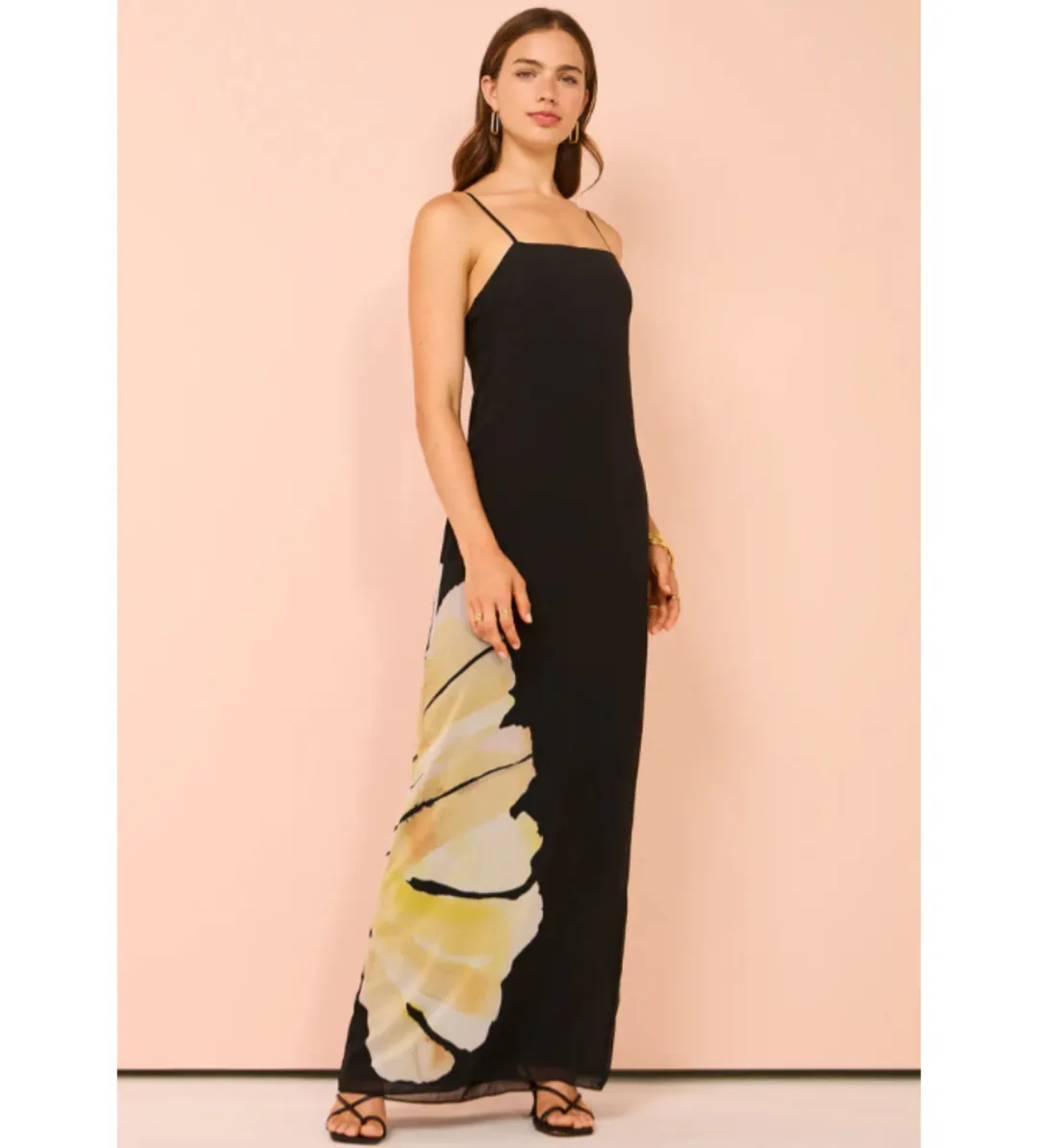 Camilla and Marc Leda Dress Black Size 8 for rent on The Volte - main image