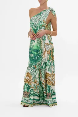 Camilla Tie One Shoulder Dress Corridor Of Calm Size AU 10  for rent on The Volte - image 3
