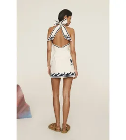 Alemais Marine Mini Dress Print Size 10 for rent on The Volte - image 3