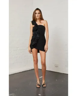 Bec & Bridge Loco Motion Mini Dress Black Size AU 12 for rent on The Volte - image 1