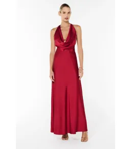 Manning Cartell Charmed Cowl Slip Dress in Red Size AU 12 for rent on The Volte - image 1