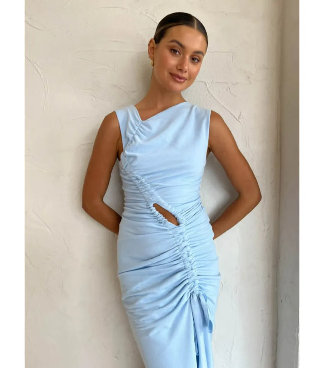 Tojha Lita Dress Powder Blue Size L / AU 12 for rent on The Volte - main image