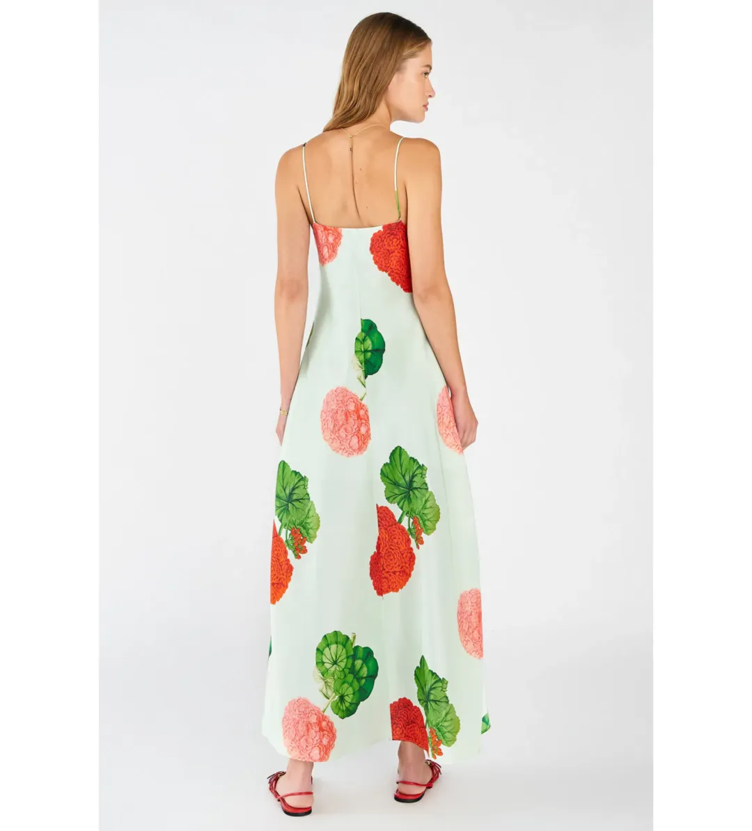 Oroton Posie Slip Dress Mid Floral Size 8 for rent on The Volte - main image