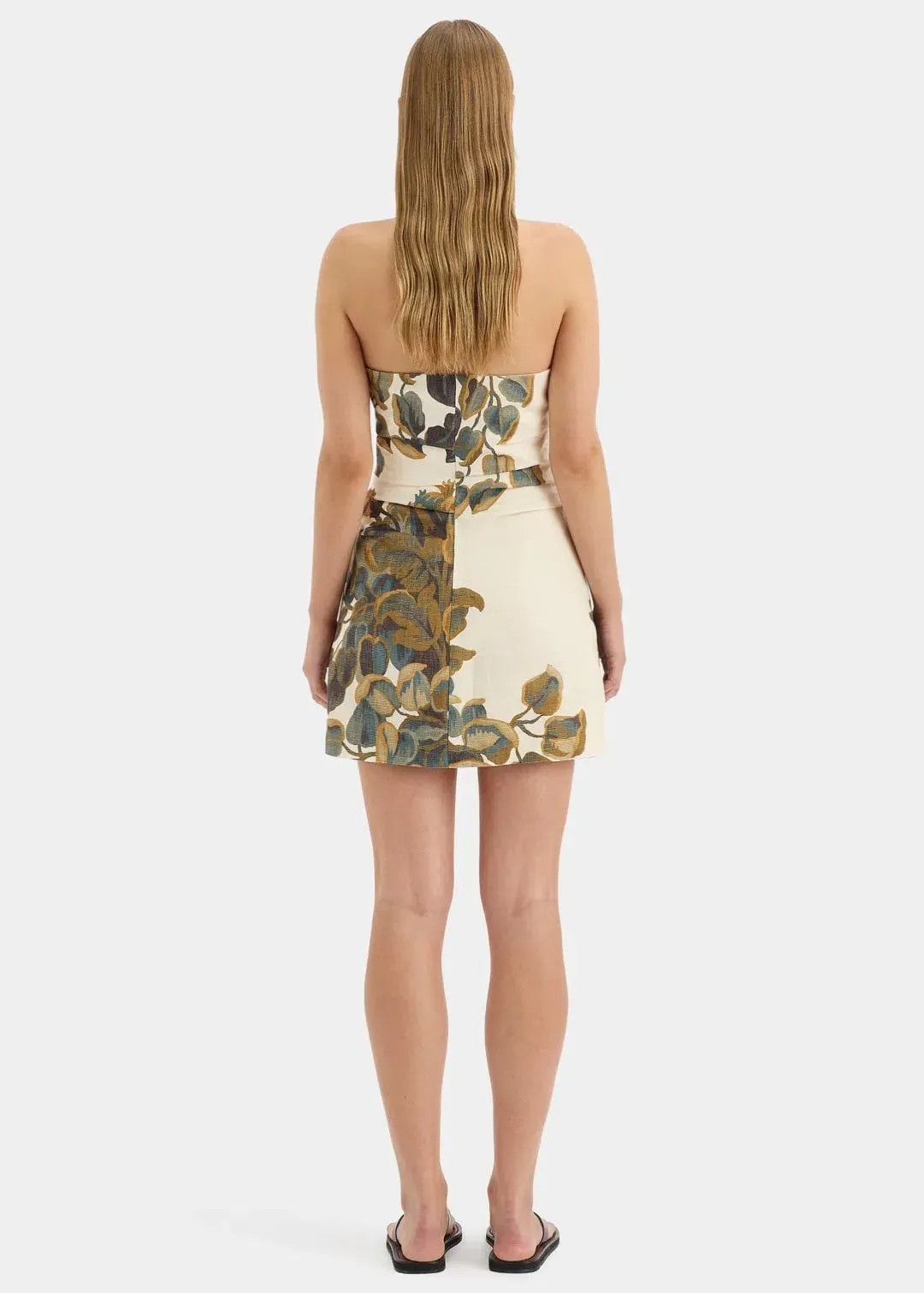 Sir The Label Evalita Halter Dress Cream Mini Size 10/M for rent on The Volte - main image