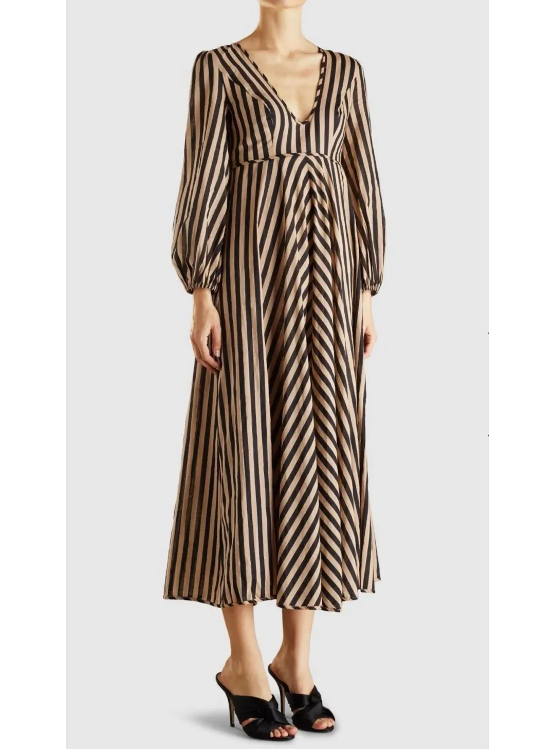 Zimmermann Jaya Plunge Long Dress Size 8 for rent on The Volte - main image