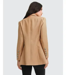 Belle & Bloom Princess Polina Textured Weave Blazer Camel Size S / AU 8 for rent on The Volte - image 4