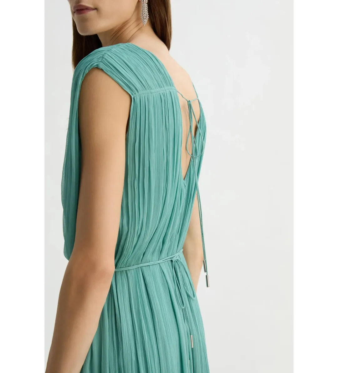 Willow Etienne Maxi Dress Sage Size AU 12 for rent on The Volte - main image
