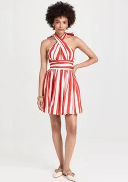 Zimmermann Alight Halter Mini Dress Multi Size 1/AU 10 for rent on The Volte - image 7