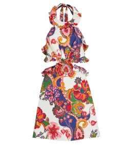 Zimmermann Lovestruck Mini Dress in Floral Paisley Size 1/AU 10 for rent on The Volte - image 4