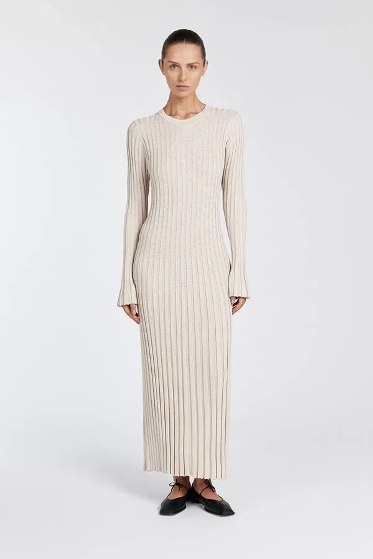 Ada Srone Long Sleeve Midi Dress Size 10 for rent on The Volte - main image