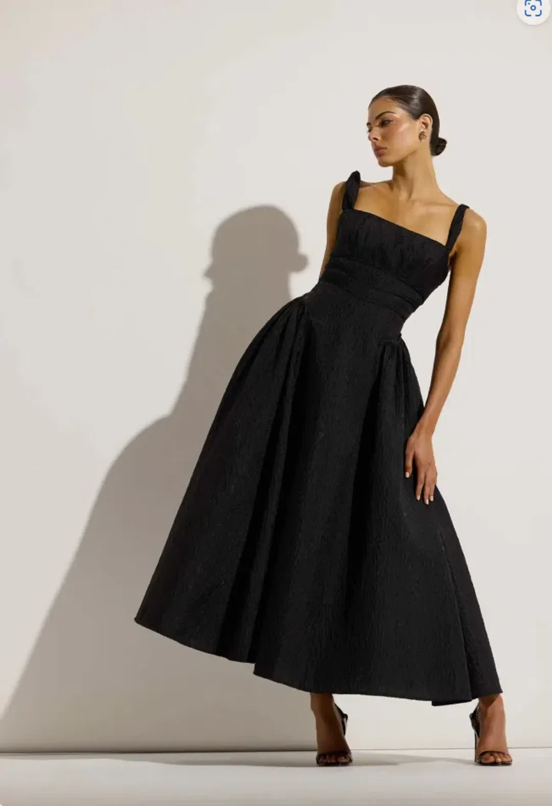 Rachel Gilbert Sophia Strap Dress Black Size AU 10  for rent on The Volte - main image