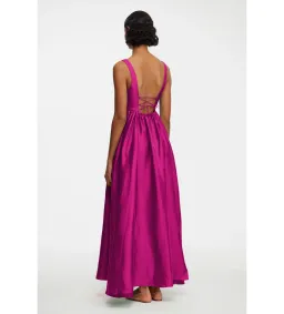 Acler Sandgate Maxi Dress in Plum Size 12 for rent on The Volte - image 3