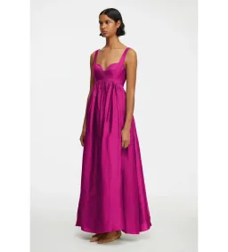 Acler Sandgate Maxi Dress in Plum Size 12 for rent on The Volte - image 2