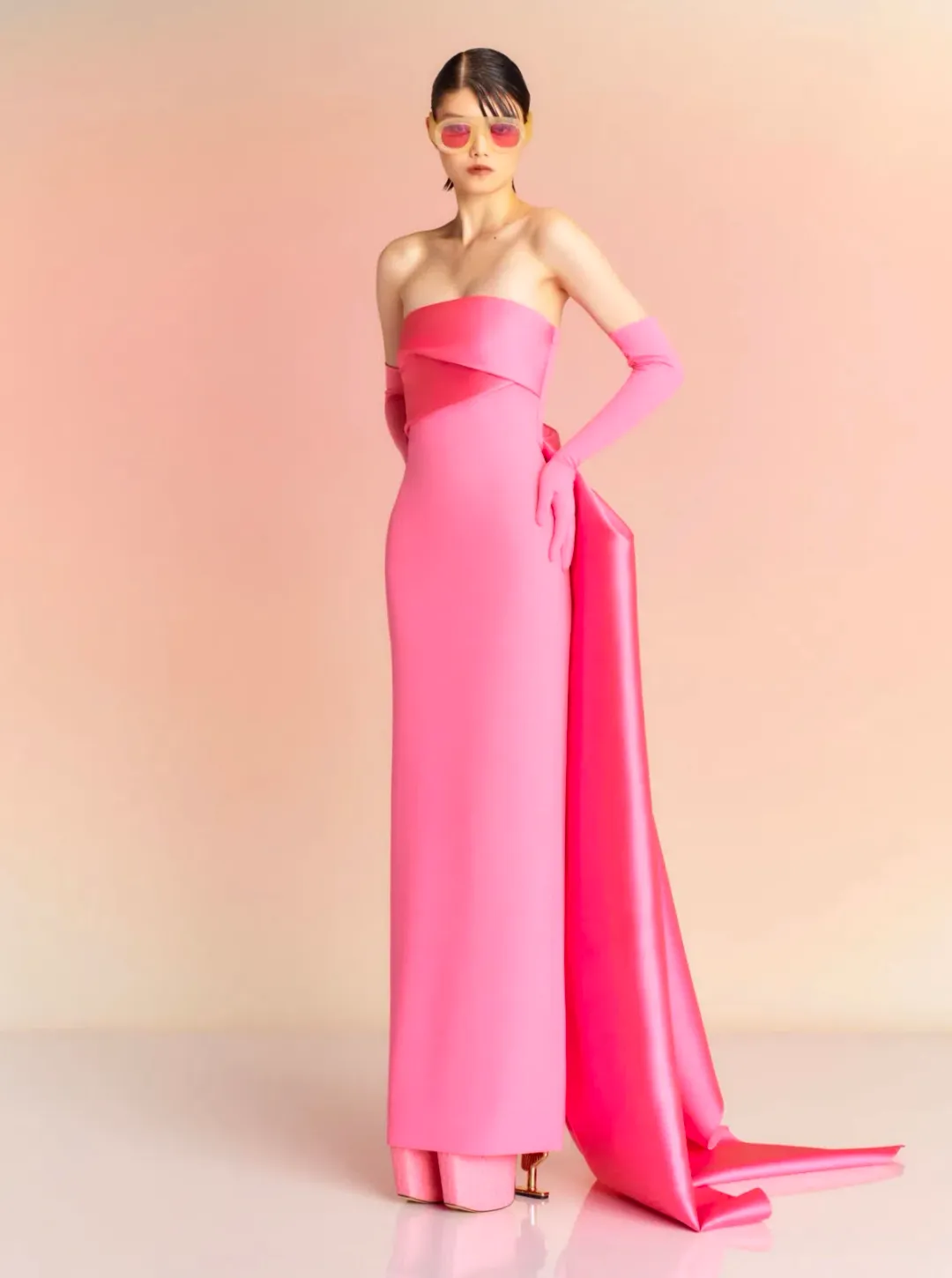 Solace London The Kinsley Maxi Dress Pink Size 8 for rent on The Volte - main image