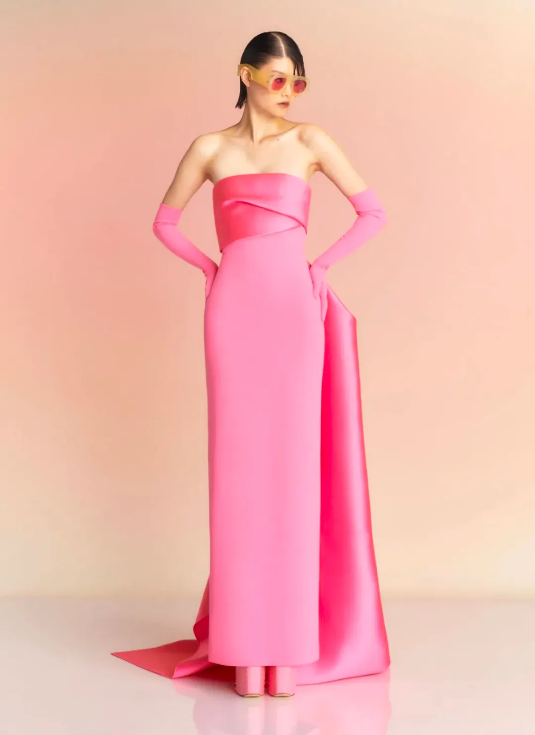 Solace London The Kinsley Maxi Dress Pink Size 8 for rent on The Volte - main image