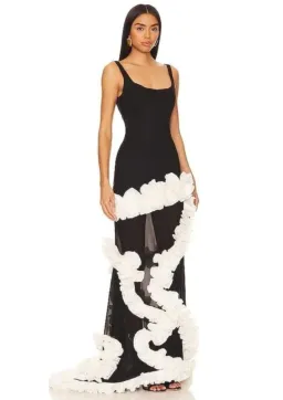 NBD Wisteria Gown Black Size 6 for rent on The Volte - image 3