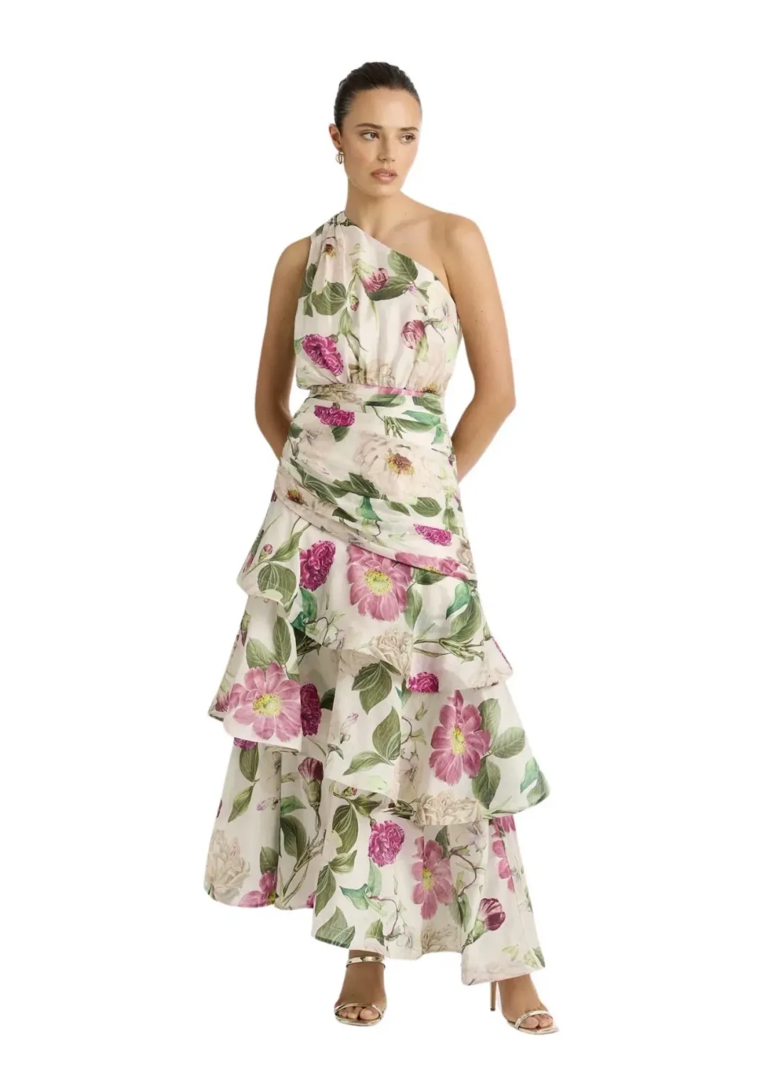 Sheike Emilia Maxi Dress Floral Size 16 for rent on The Volte - main image