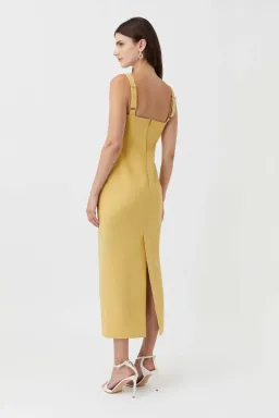 Camilla and Marc Brixton Dress Yellow Size AU 8 for rent on The Volte - image 4