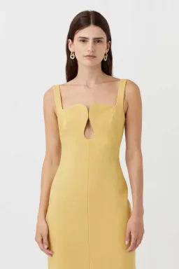 Camilla and Marc Brixton Dress Yellow Size AU 8 for rent on The Volte - image 2
