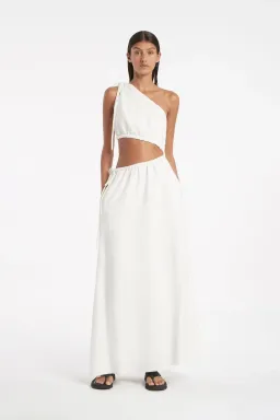  Sir The Label Blanche Asymmetrical Gown White Size  8 for rent on The Volte - image 1