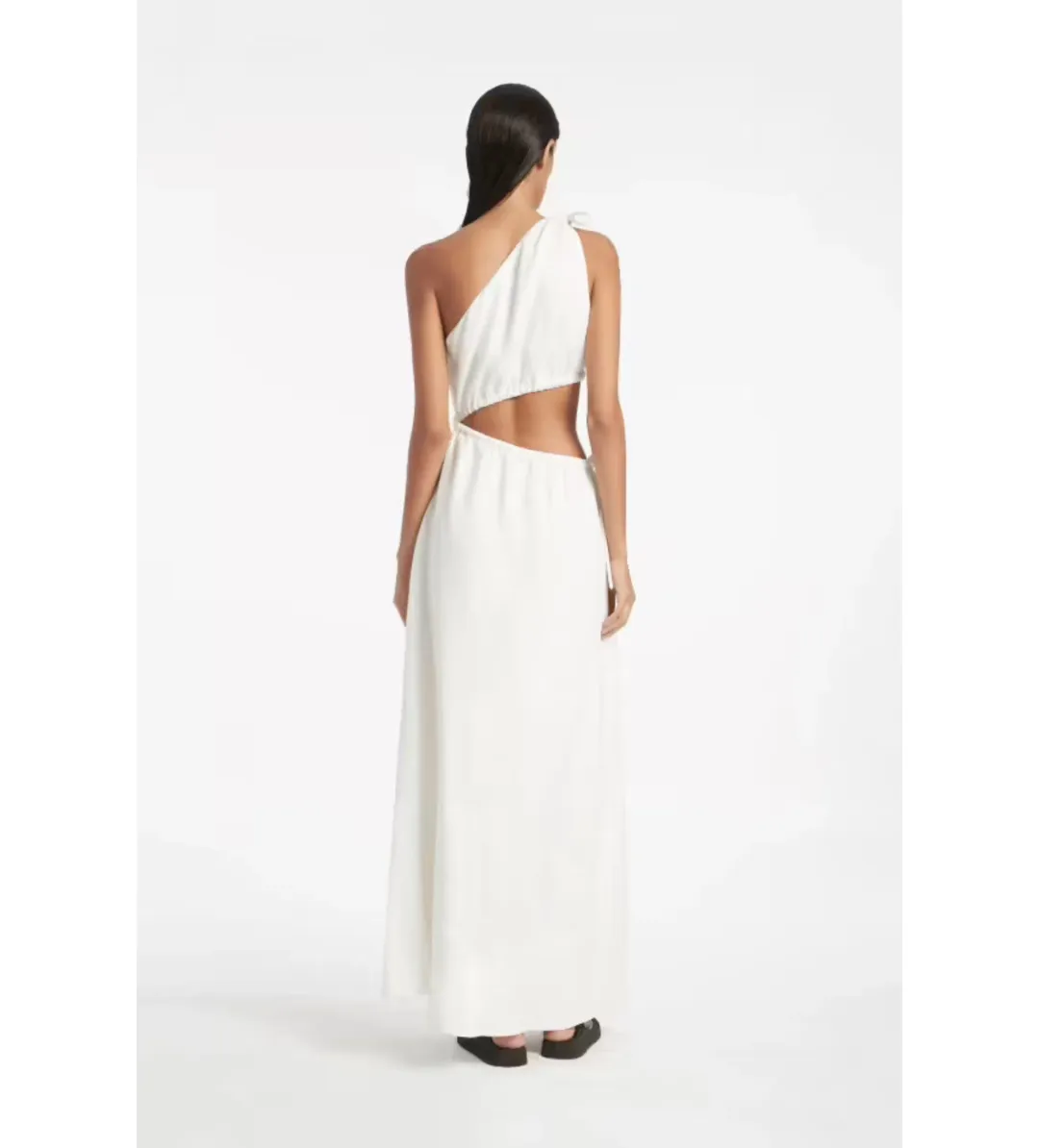  Sir The Label Blanche Asymmetrical Gown White Size  8 for rent on The Volte - main image
