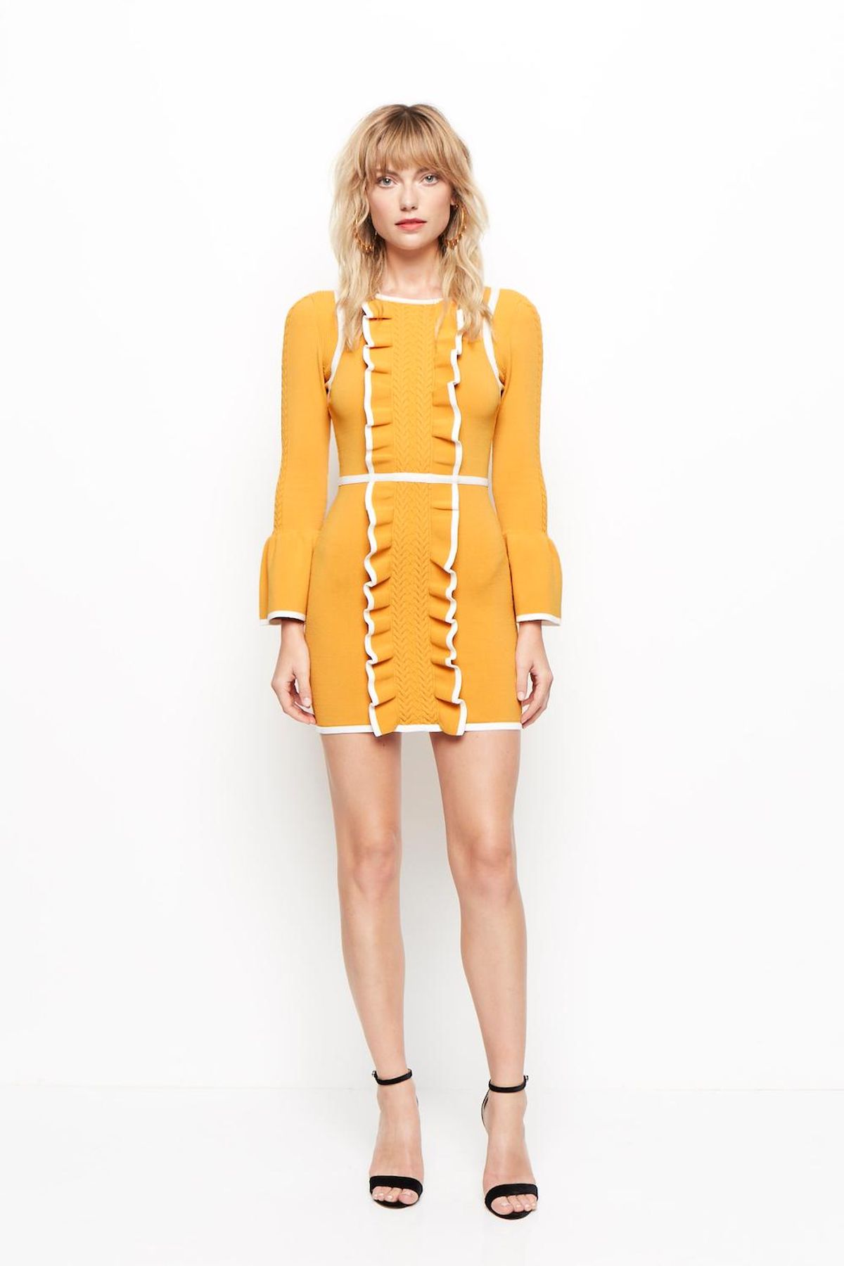 Alice McCall I'm Here Mini Dress Turmeric Yellow Size 10 for rent on The Volte - main image