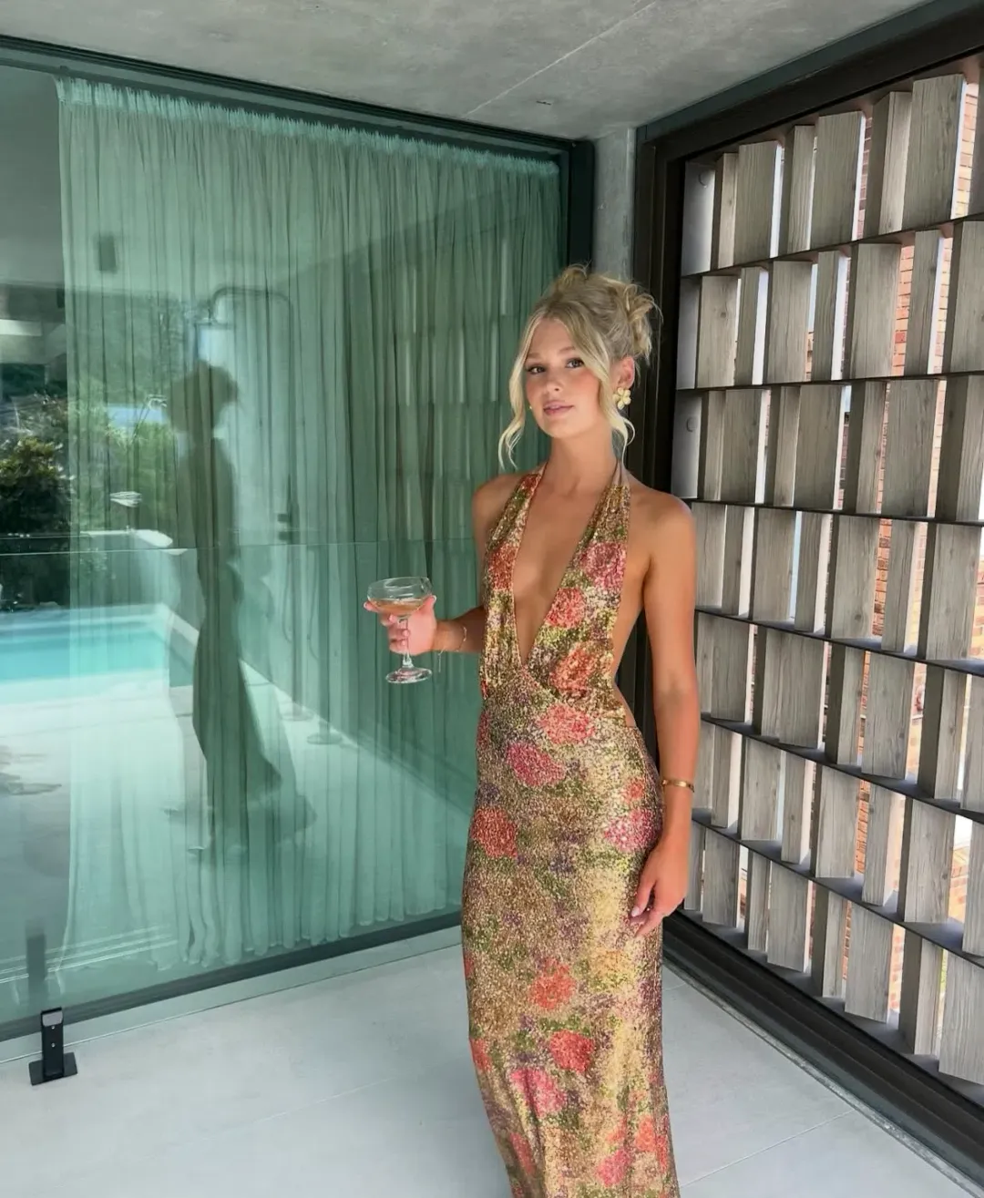 Fait Par Foutch Liana Dress Fleur Sequin Size XS/AU 6 for rent on The Volte - main image