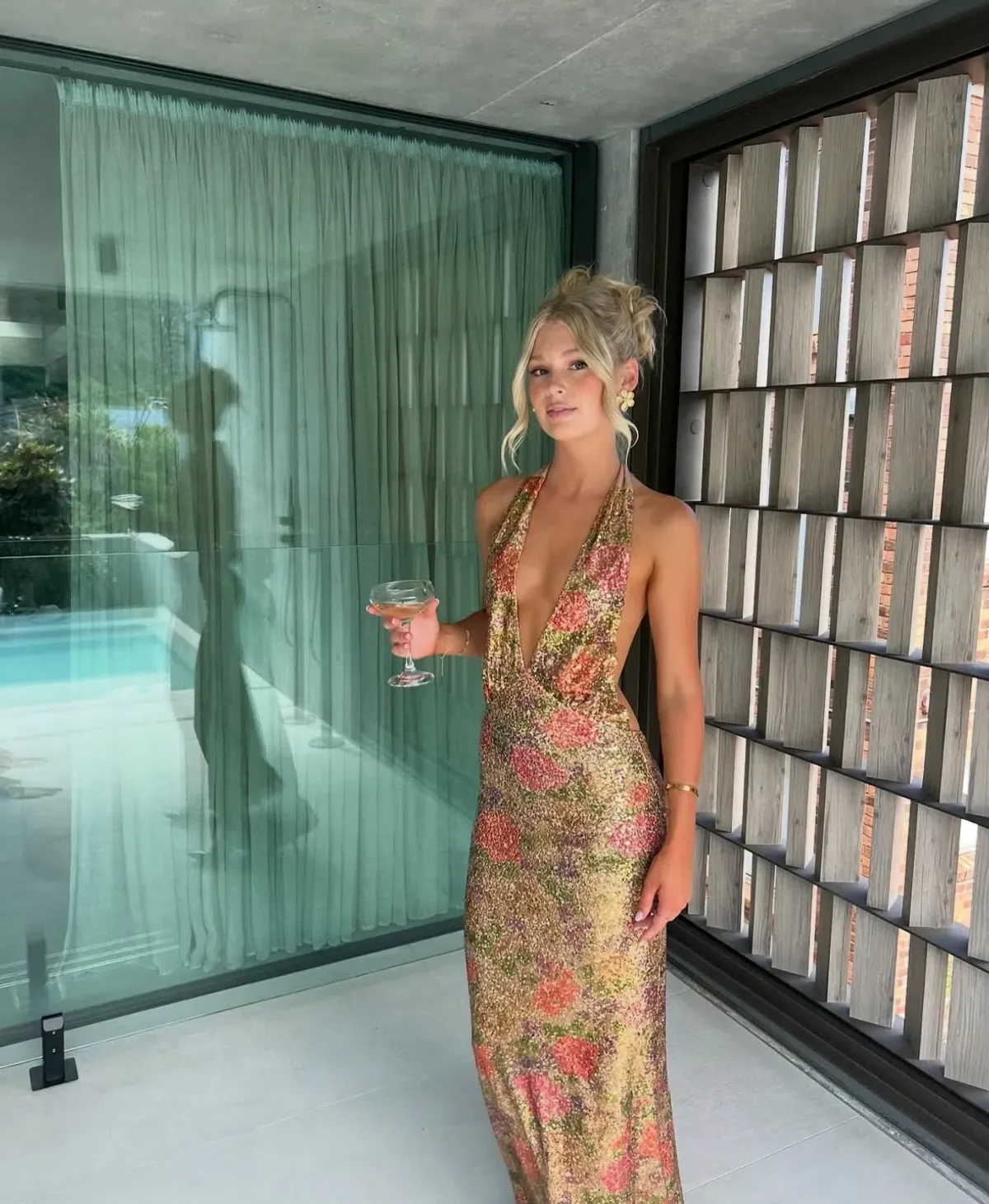 Fait Par Foutch Liana Dress Fleur Sequin Size XS/AU 6 for rent on The Volte - main image