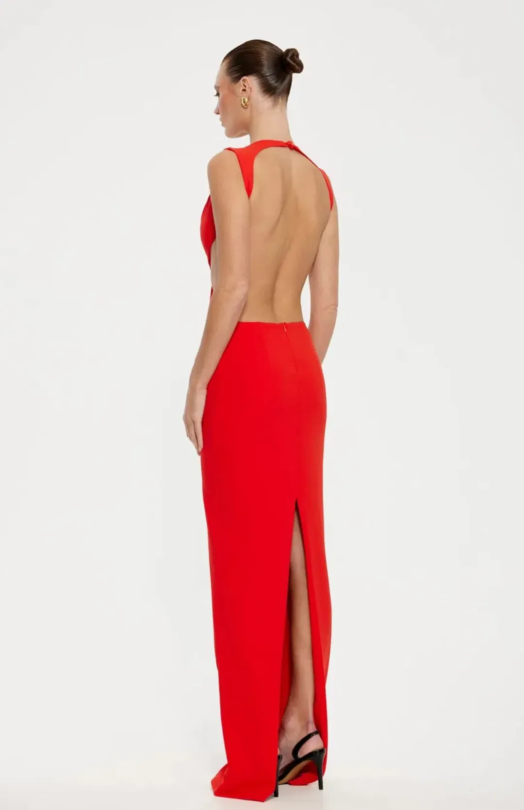Effie Kats VALENCIA GOWN - CHERRY RED for rent on The Volte - main image