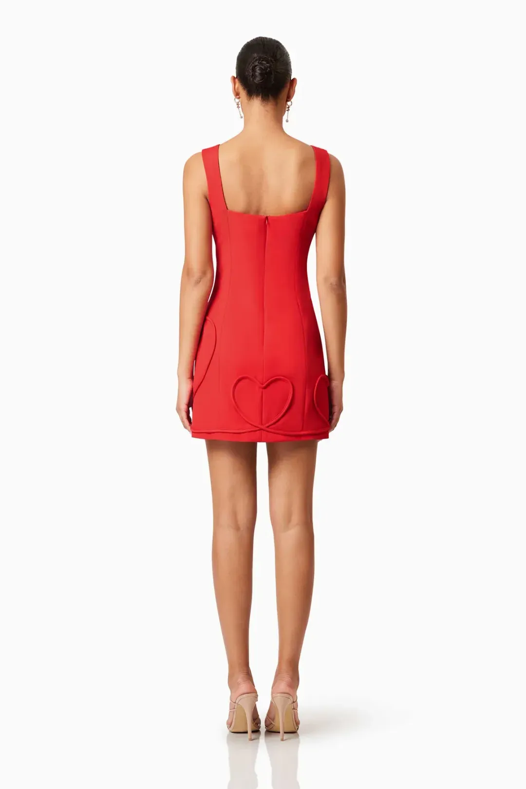 ELLIATT Buttercup Party Mini Dress Red Size M for rent on The Volte - main image