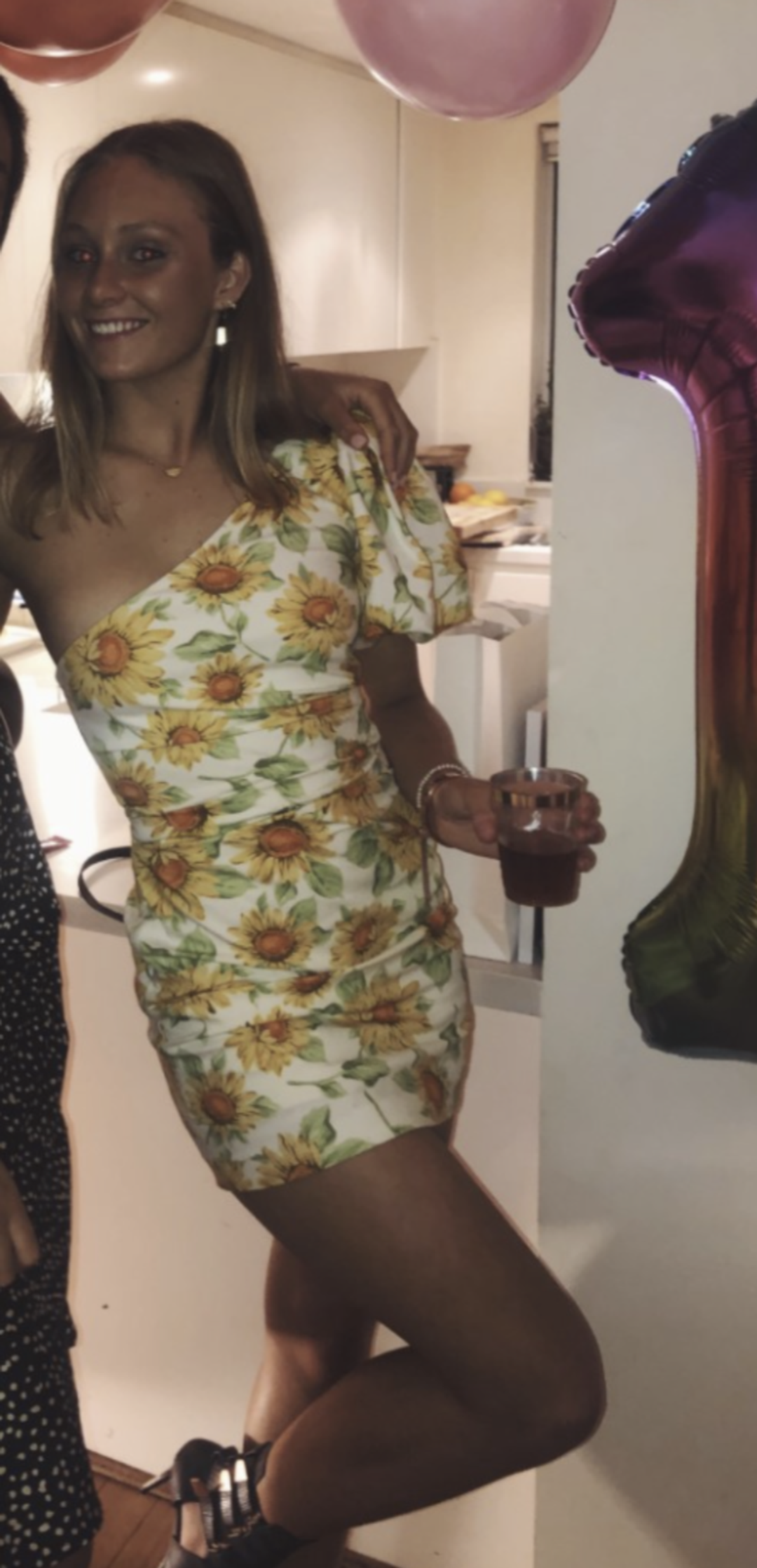 Francine Asym Mini Dress for rent on The Volte - main image