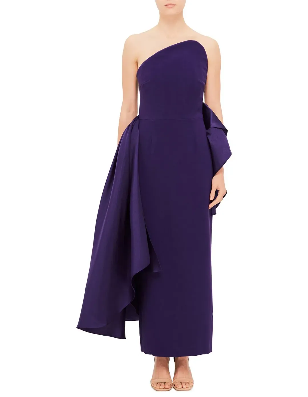 Solace London Nala Midi Dress Purple Size Au 10 for rent on The Volte - main image