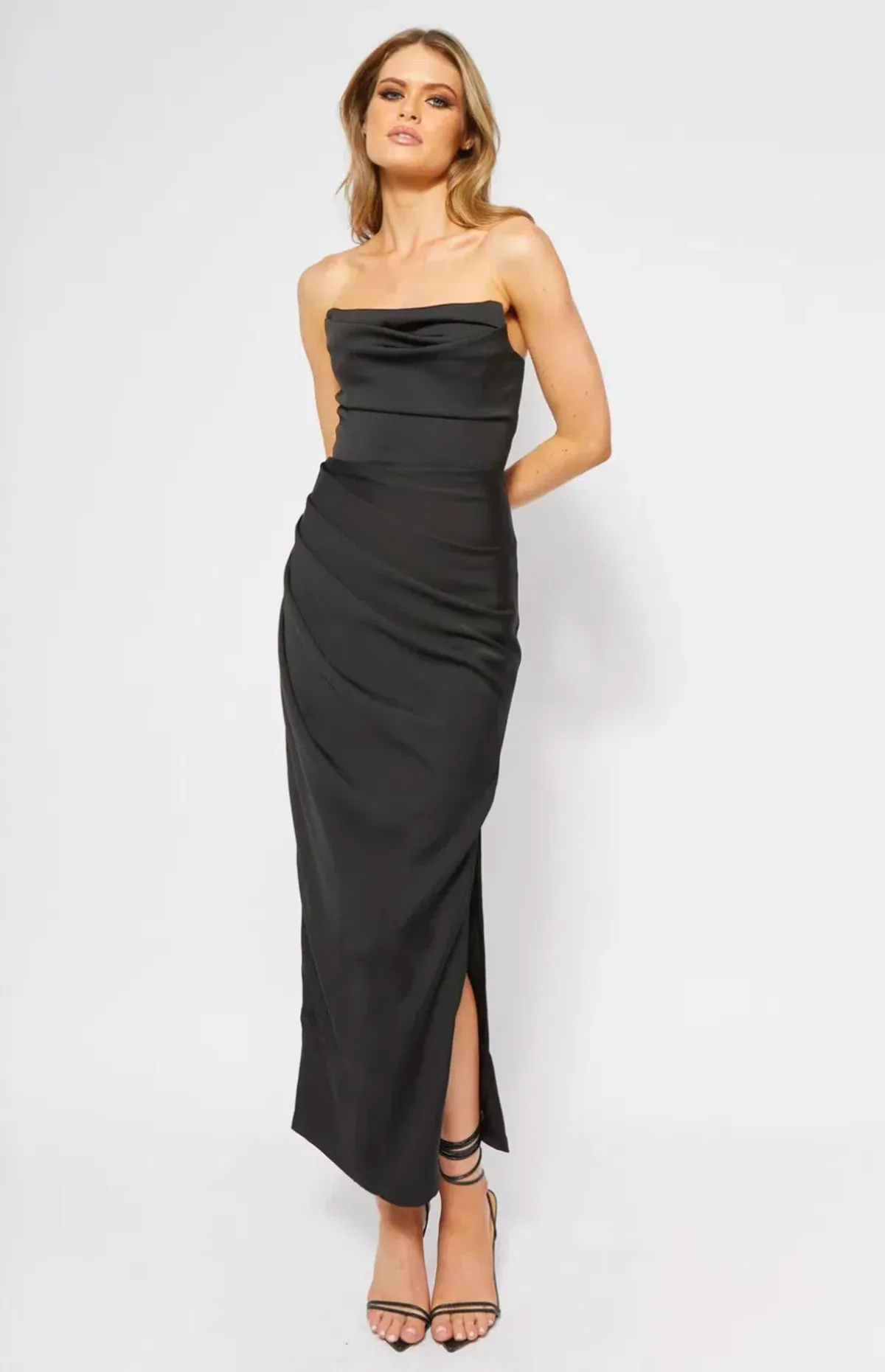 Bianca & Bridgett Evelyn Dress - Black for rent on The Volte - main image
